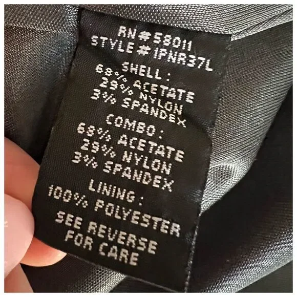 JAX Sleeveless Color-block Geometric Sunbeam Sheath Bodycon Cocktail Dress - Picture 6 of 6